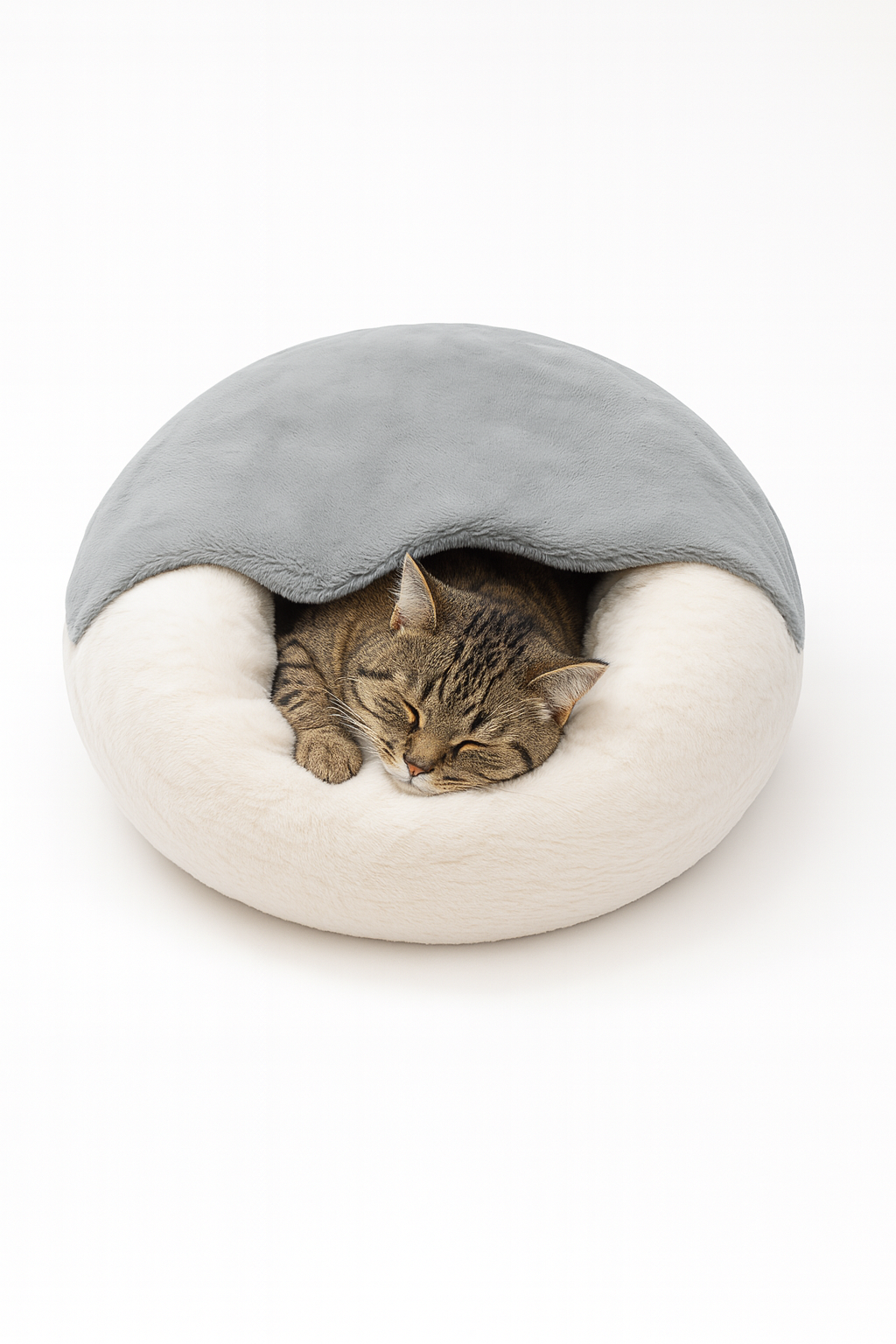Purrfect Cave -  Enclosed Hooded Cat Bed